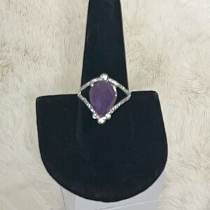 Bomb Party Lavender Quartz Ring